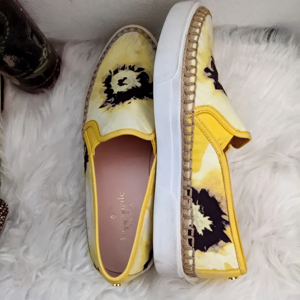 Kate Spade Tie Dye Espadrille Loafers Summer Shoes 6
